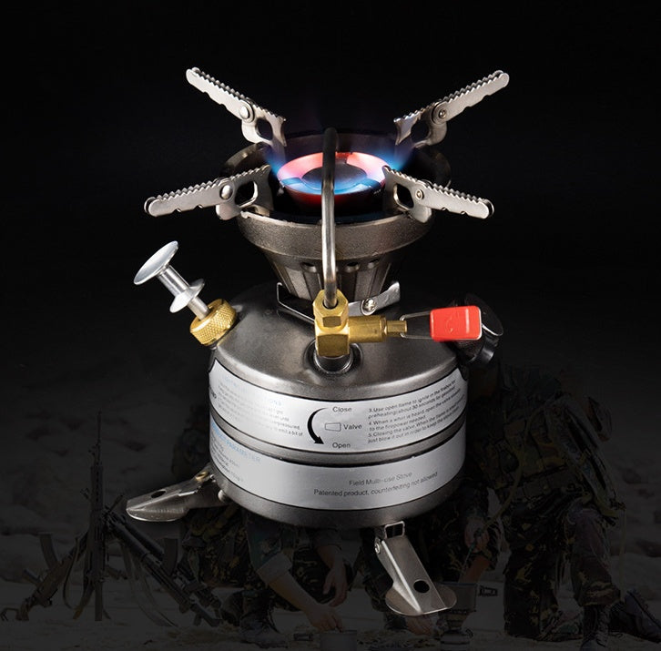 Field Diesel Oil Camping Integrated Fierce Fire Gasoline Stove Oilstove Mountaineering Team Outdoor Stove Cookware