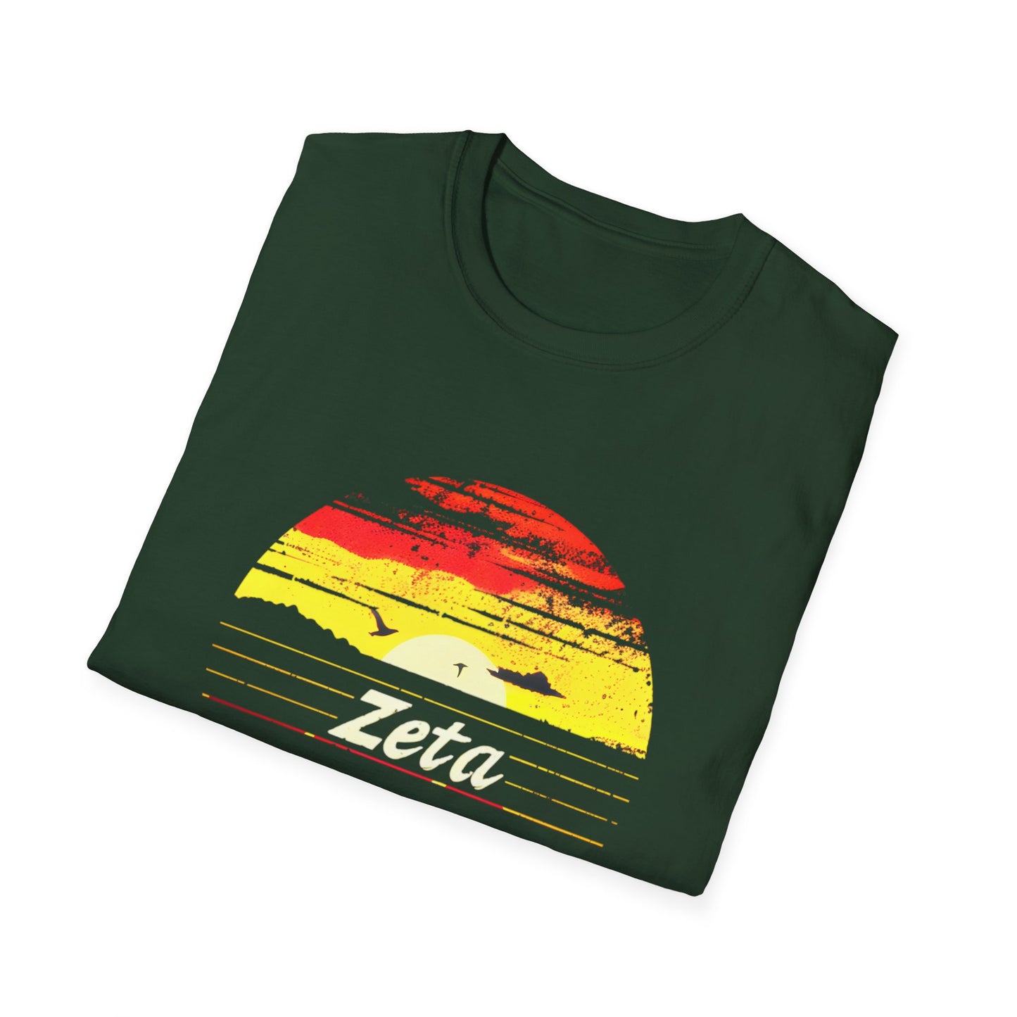 Sunset "Zeta" T-shirt design