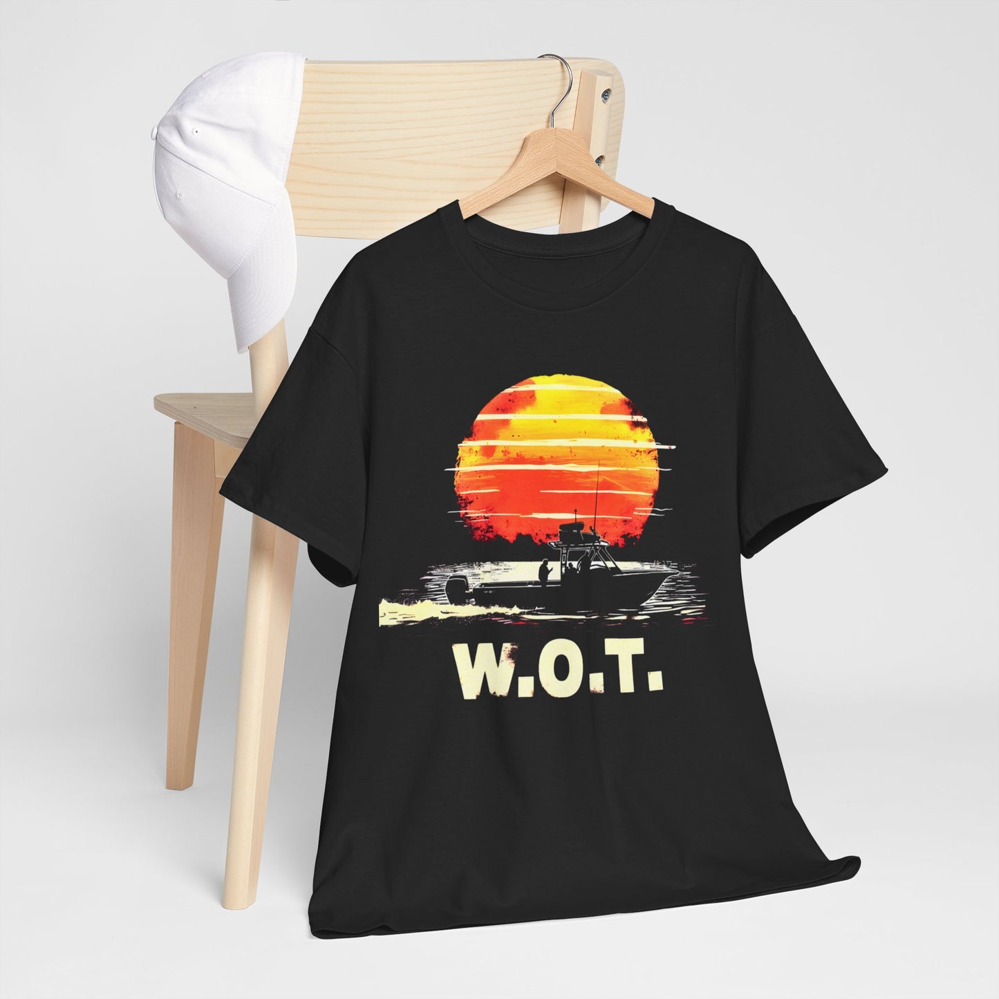 W.O.T. Sunset Boating T-Shirt – Wide Open Throttle Adventure