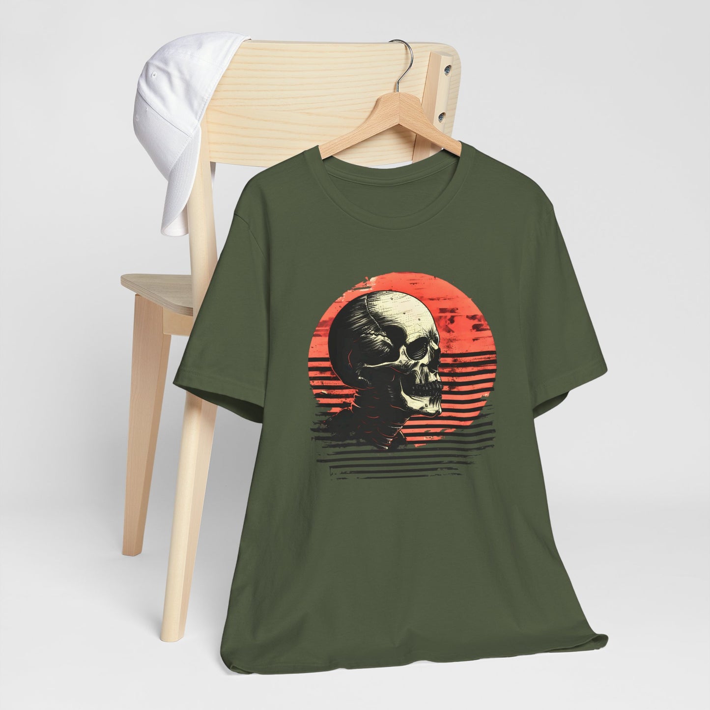 Memento Moris Skull T-shirt design