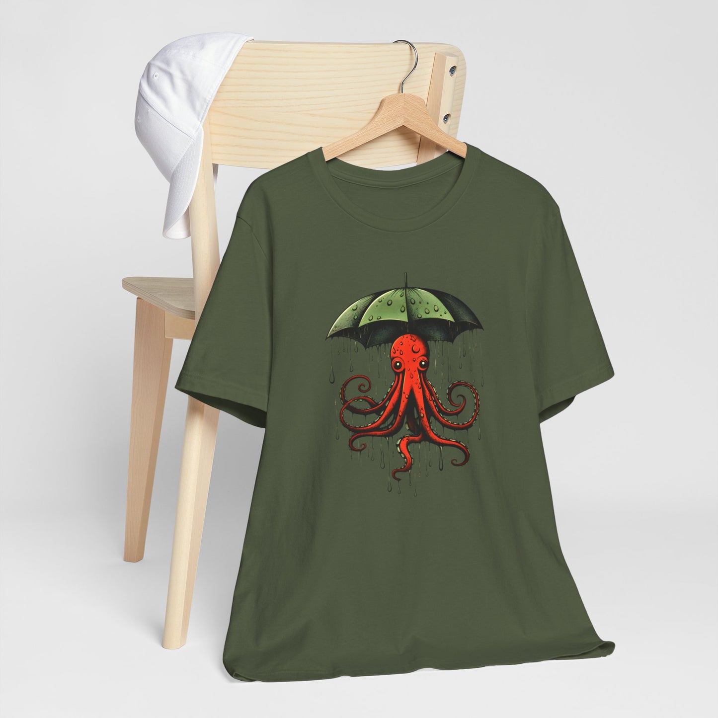 Umbrella Octopus T-shirt design