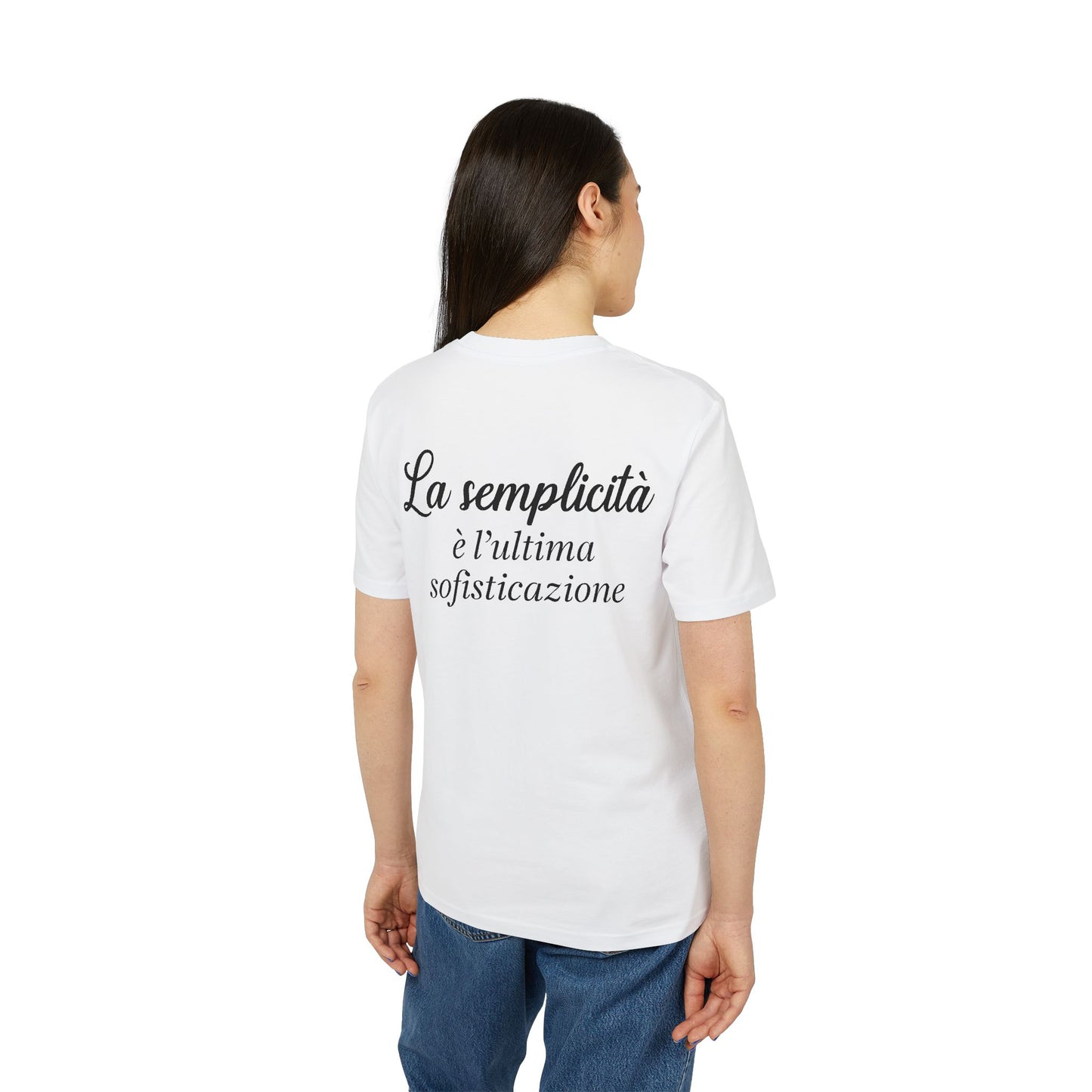 Vivi la vita con passione & La semplicità è l'ultima sofisticazione" Unisex Inspirational T-shirt, Motivational Tee, Passion & Simplicity Art, Stylish Everyday Wear, Perfect for Creators, Gift Idea