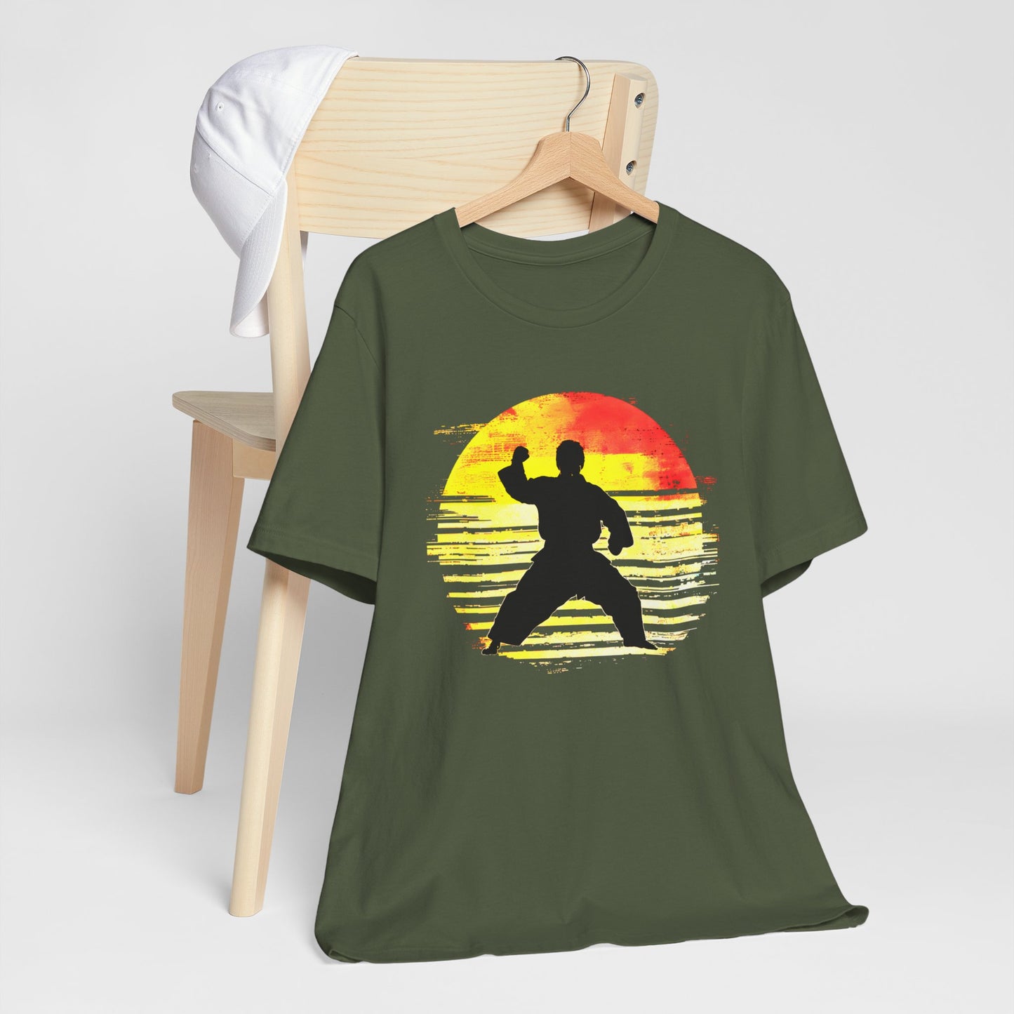 Sunset Karate Master T-shirt design