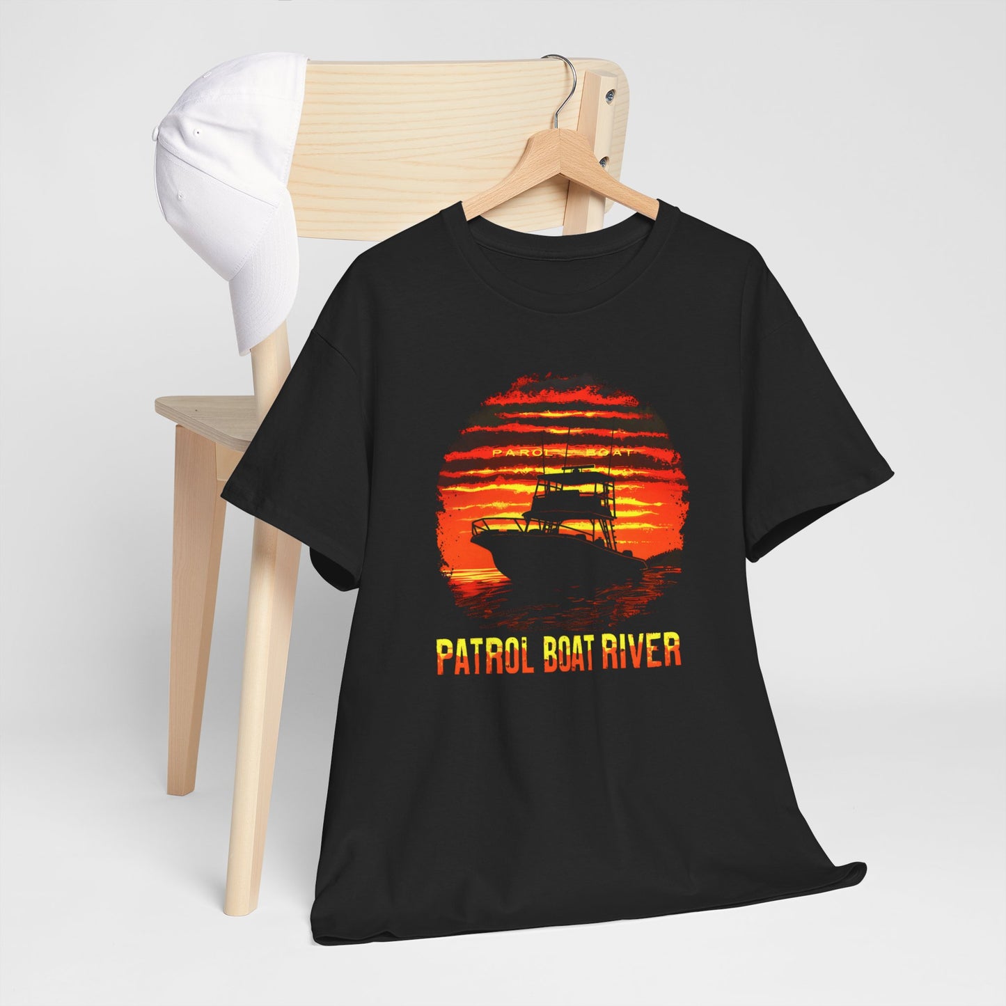Patrol Boat River Vietnam War Vintage T-shirt Design - Military History Graphic Tee | Soft Cotton | Tribute to Vietnam Veterans