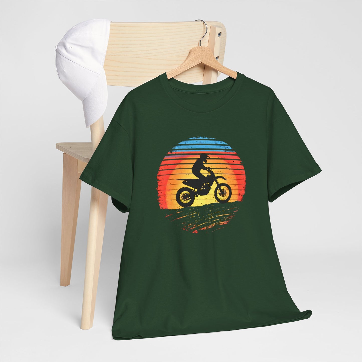 Sunset Motocross Stunt T-shirt design