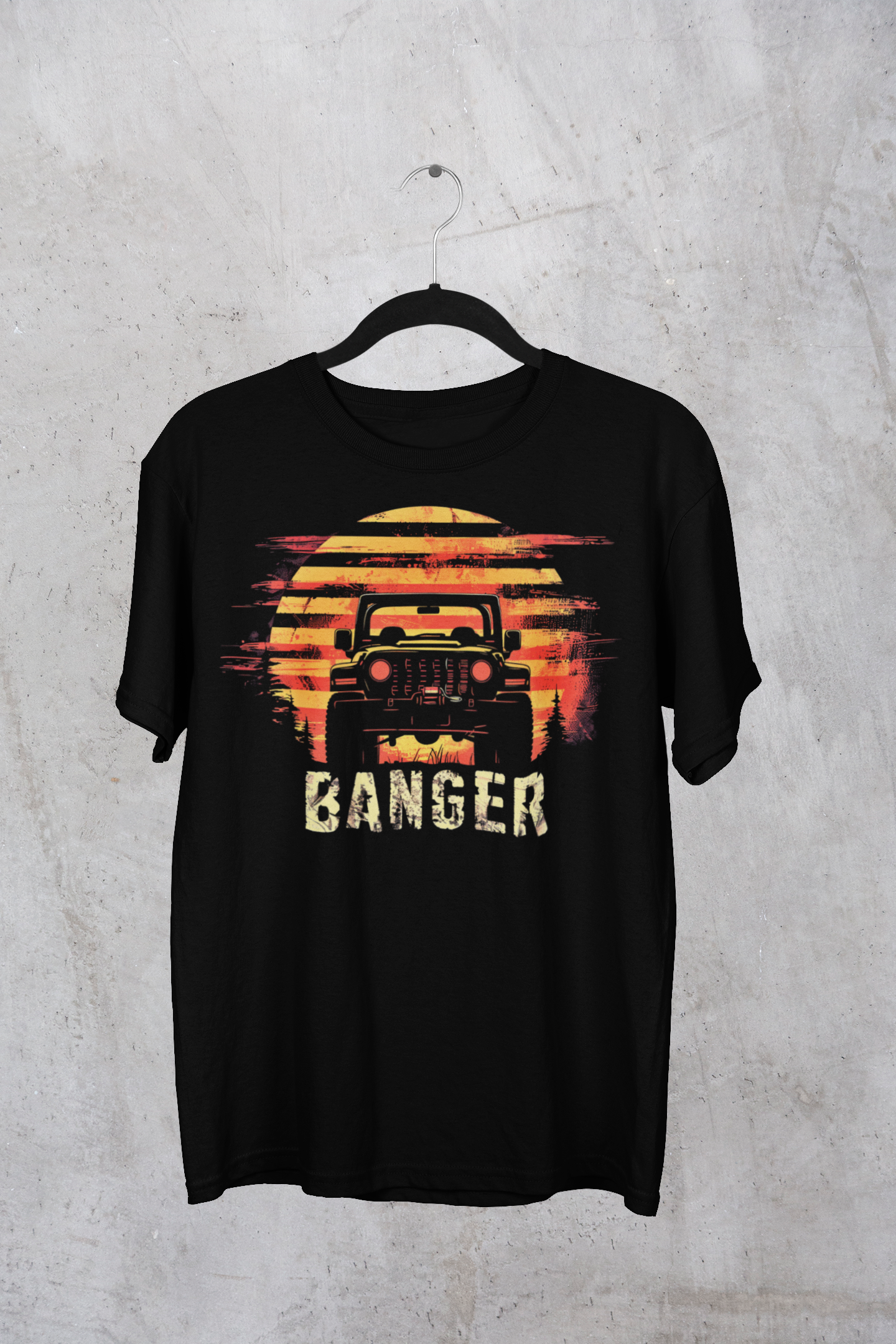 "Old School Off-Road Banger Adventure T-Shirt – Classic Power, Endless Adventure"
