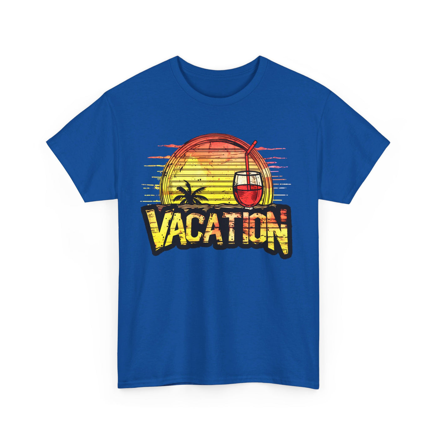 Sunset Vacation Cocktails Pleasures T-Shirt – Sip, Relax, and Unwind