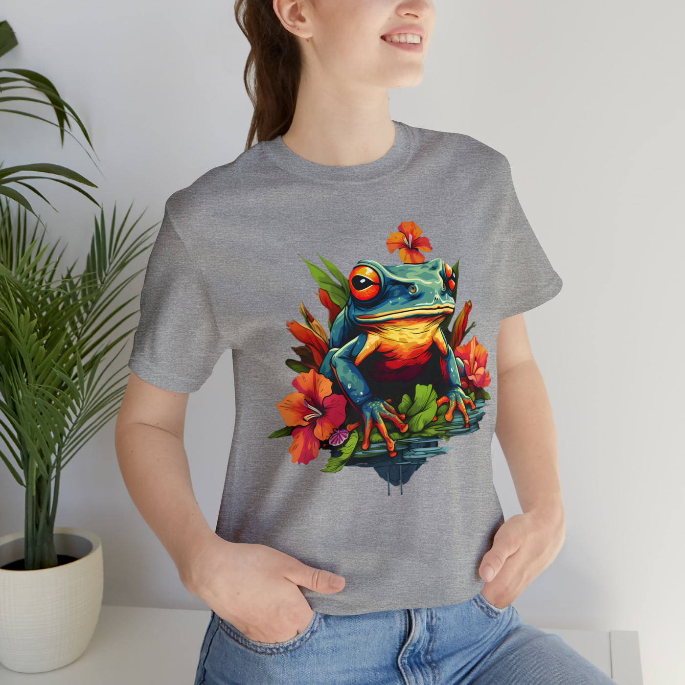 Super frogs collection | Dart frog in flowers