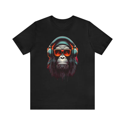 Apes design collection: Funky Gorilla in headphones