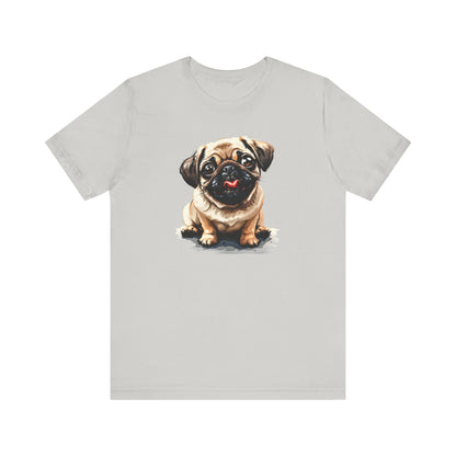 Funny Pug T-shirt design