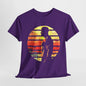 Strong Man Sunset Silhouette T-shirt design