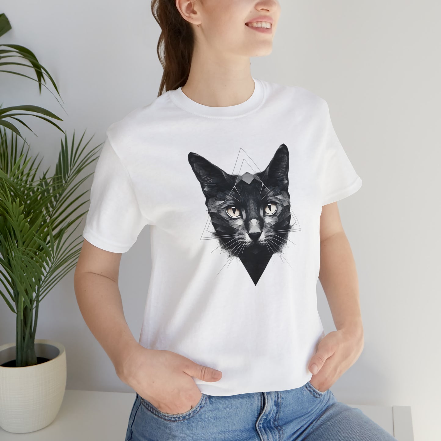 Beloved cats collection: Black Cat in a Triangle