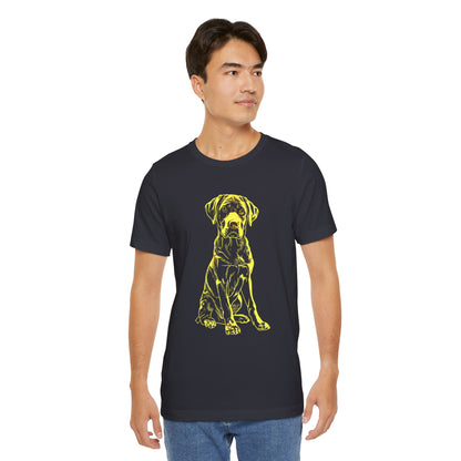 Golden Retriever Dog Line Art T-shirt design