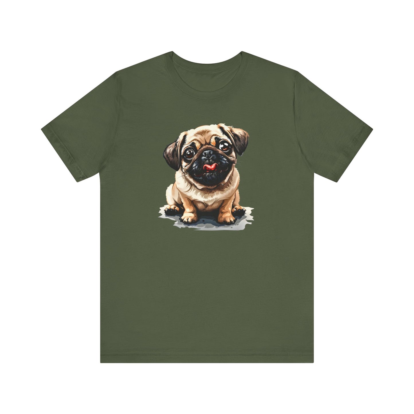 Funny Pug T-shirt design