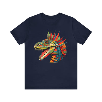 Dinosaurs collection: Colorful t-rex with spikes