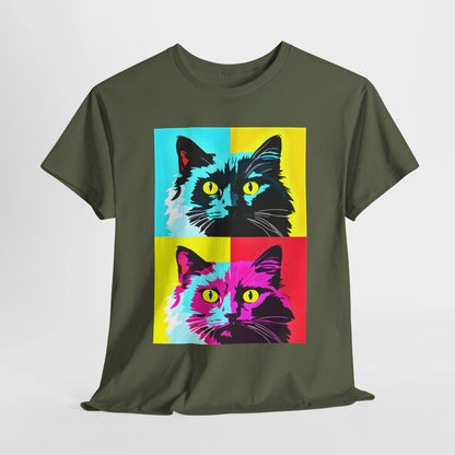 Warhol Style Pop-Art Cats T-shirt design