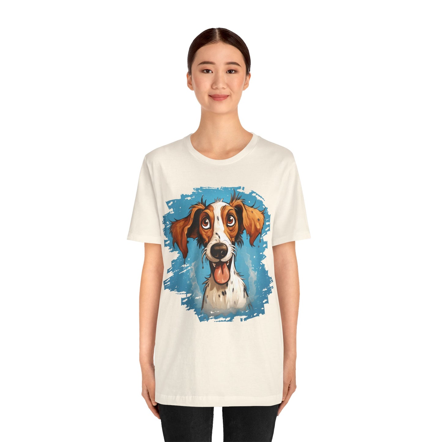 Happy Dog T-shirt Design