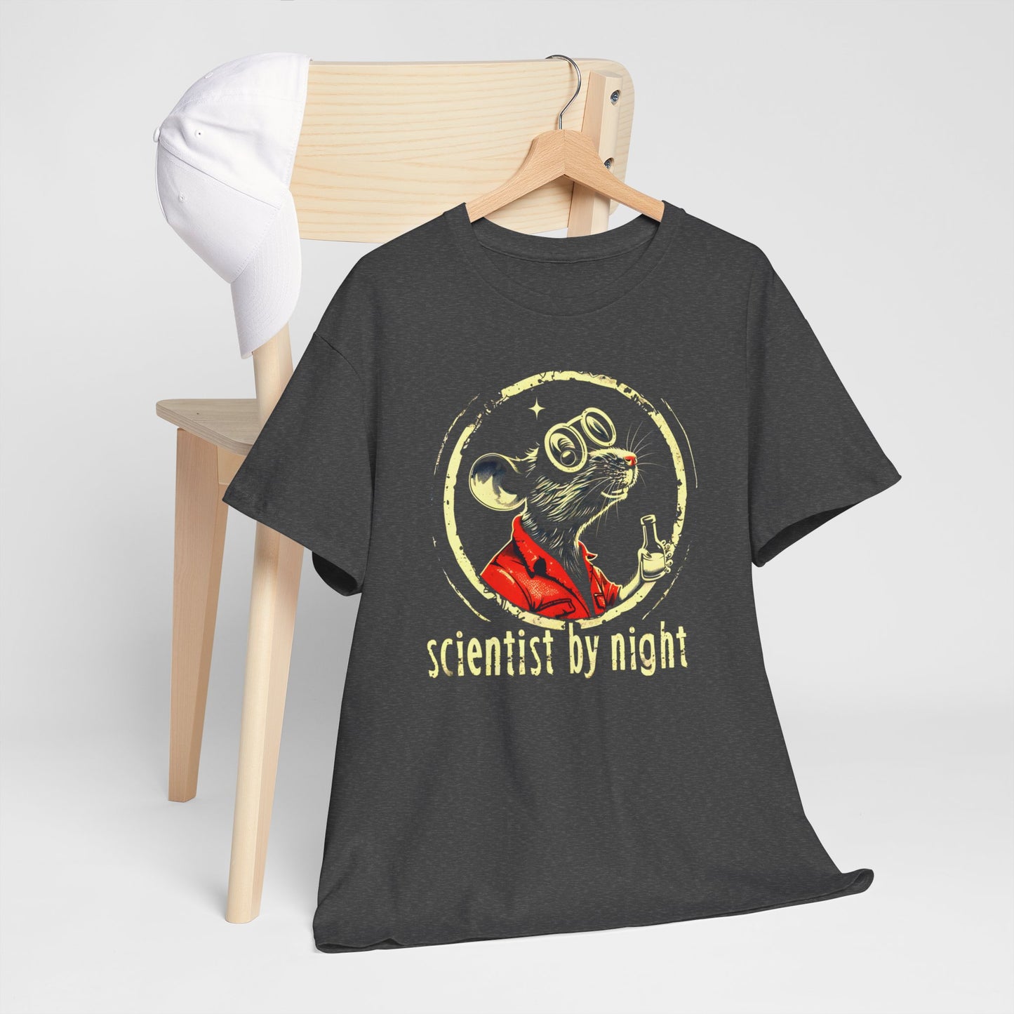 "Lab Mouse Scientist by Night: Laboratory T-Shirt"