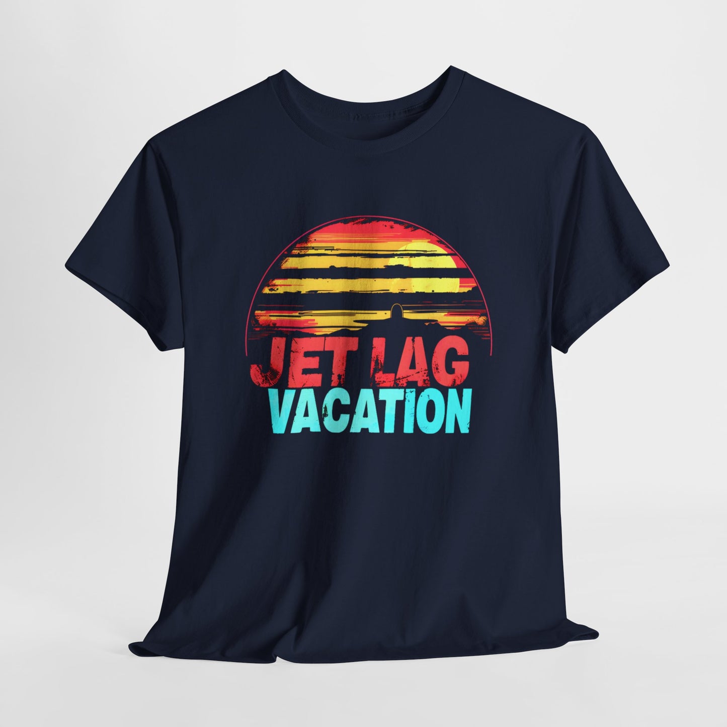 "Jet Lag Vacation T-Shirt - Travel Humor, Fun Vacation Graphic Tee"