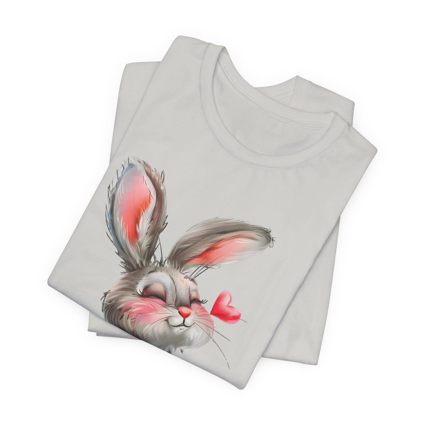 Love Bunny With a Heart T-shirt desing