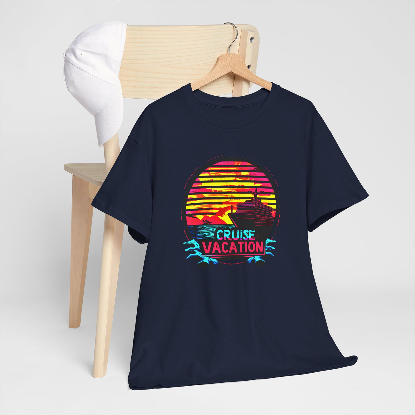 "Sunset Cruise Vacation T-Shirt - Nautical Adventure, Beach Getaway Tee"