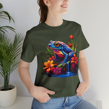 Super frogs collection: Dart frog in flowers