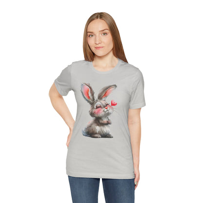 Love Bunny With a Heart T-shirt desing