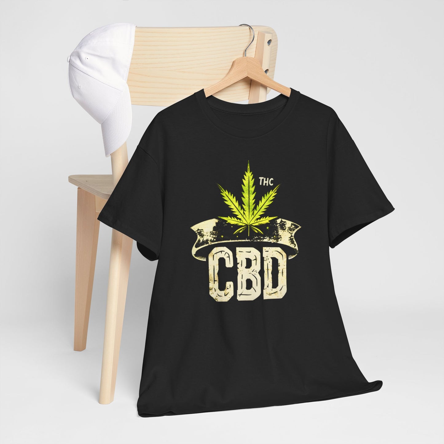 CBD Cannabis Leaf | 420 Adult T-Shirt | Unisex Hemp Lover's Tee