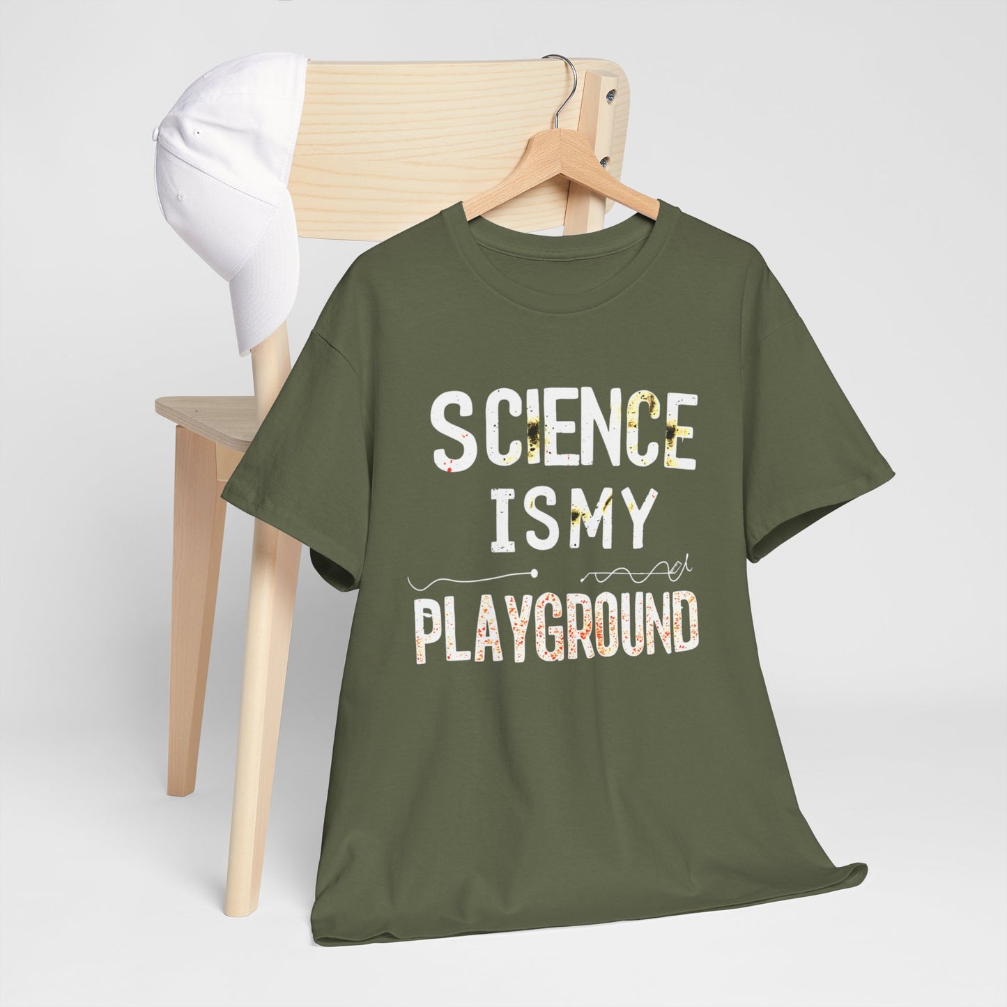 Science Is My Playground STEM T-Shirt | Unisex Science Enthusiast Tee | Fun Educational Design