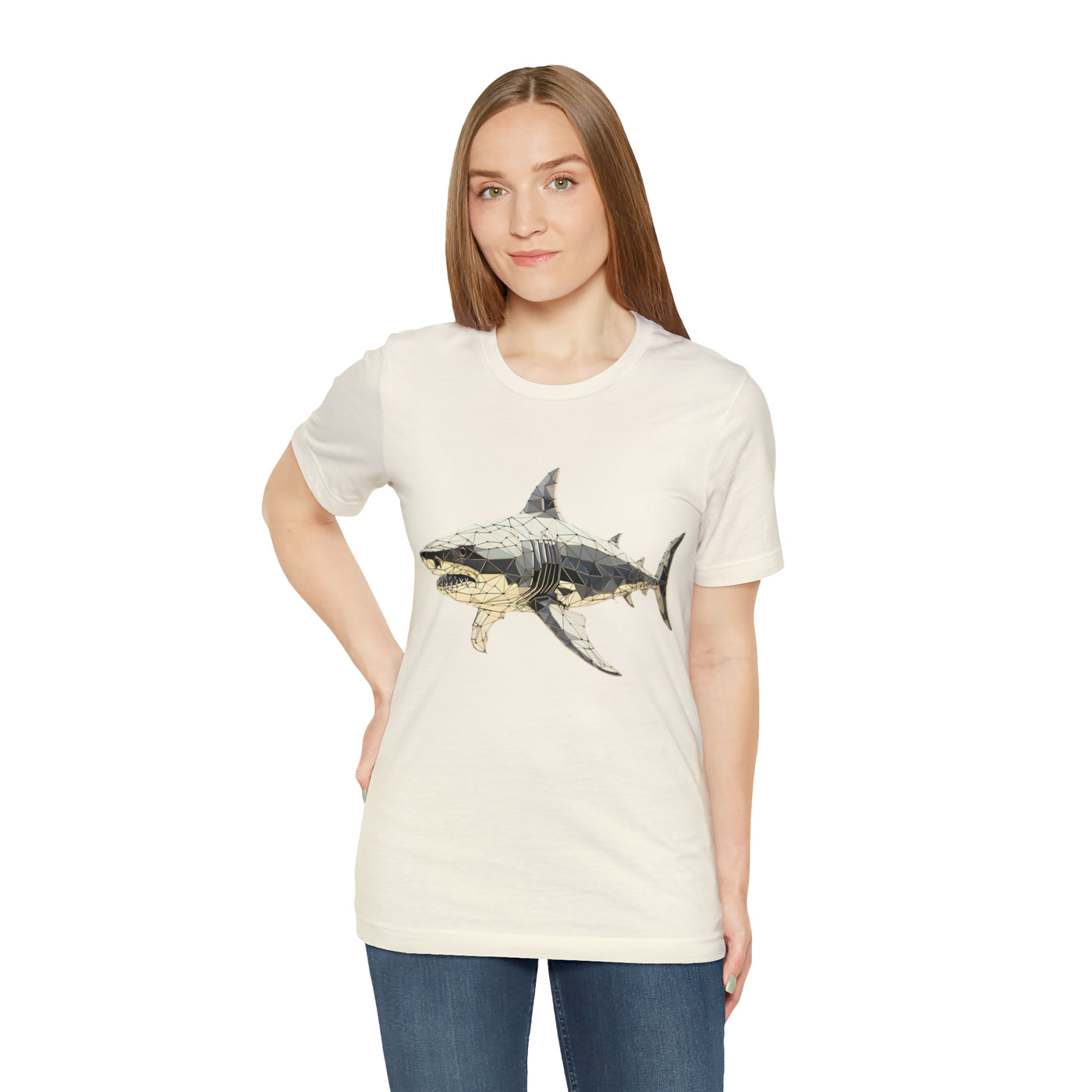 Fishy art collection: Shark triangulation design