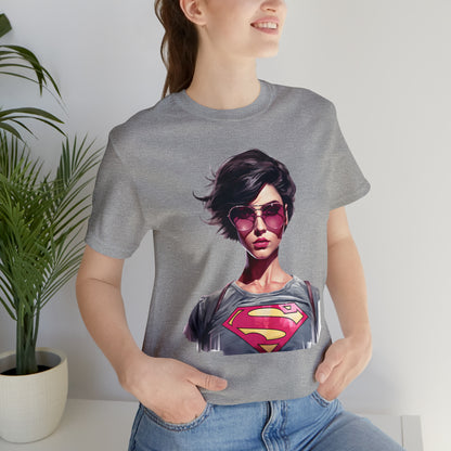 Blonde ambition collection: Anti blonde super girl in pink sunglasses