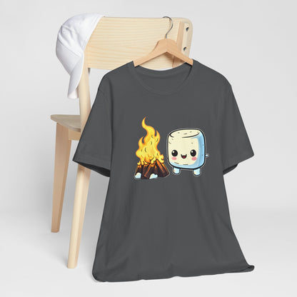 Marshmallow Bonfire T-shirt design