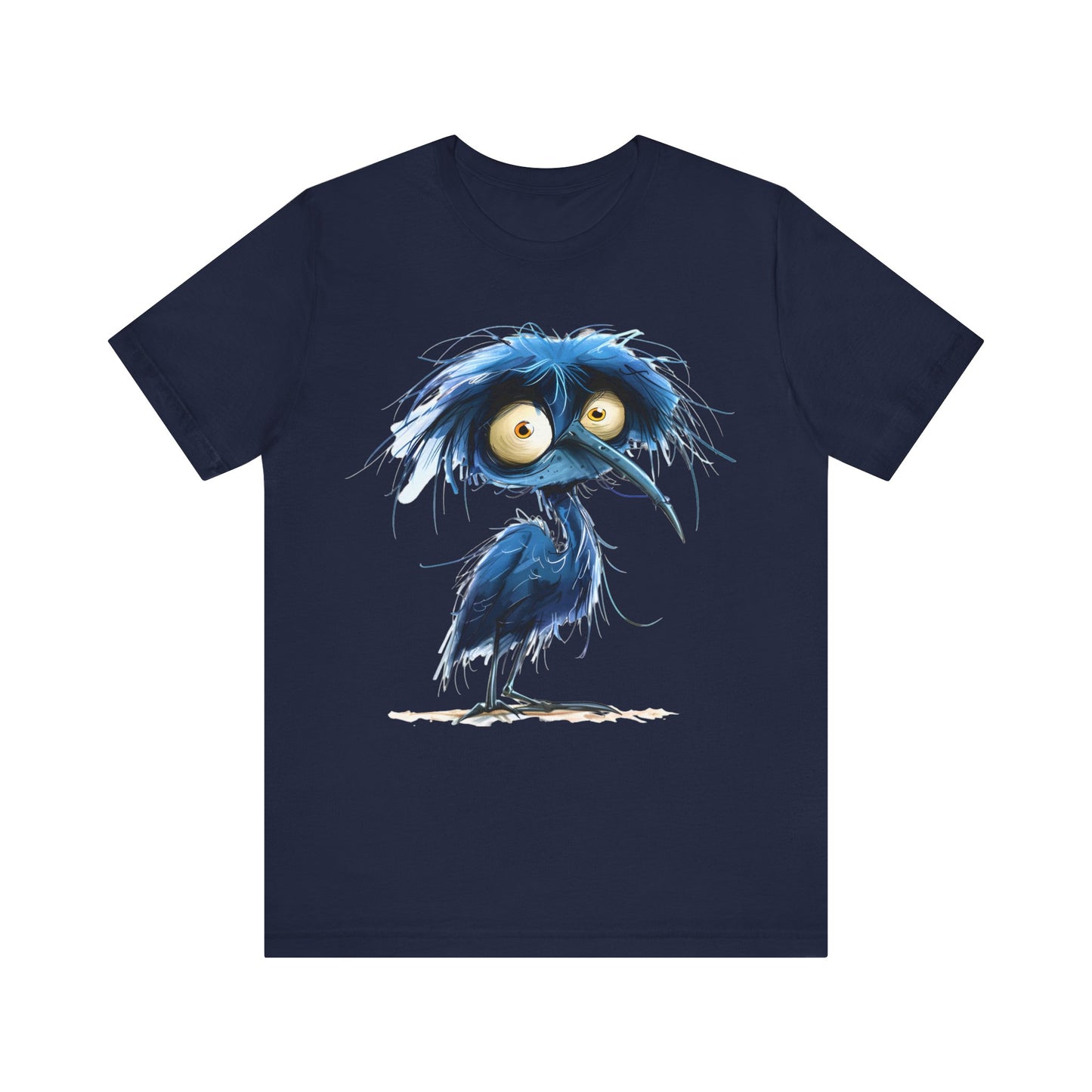 Bad hair day bird t-shirt design