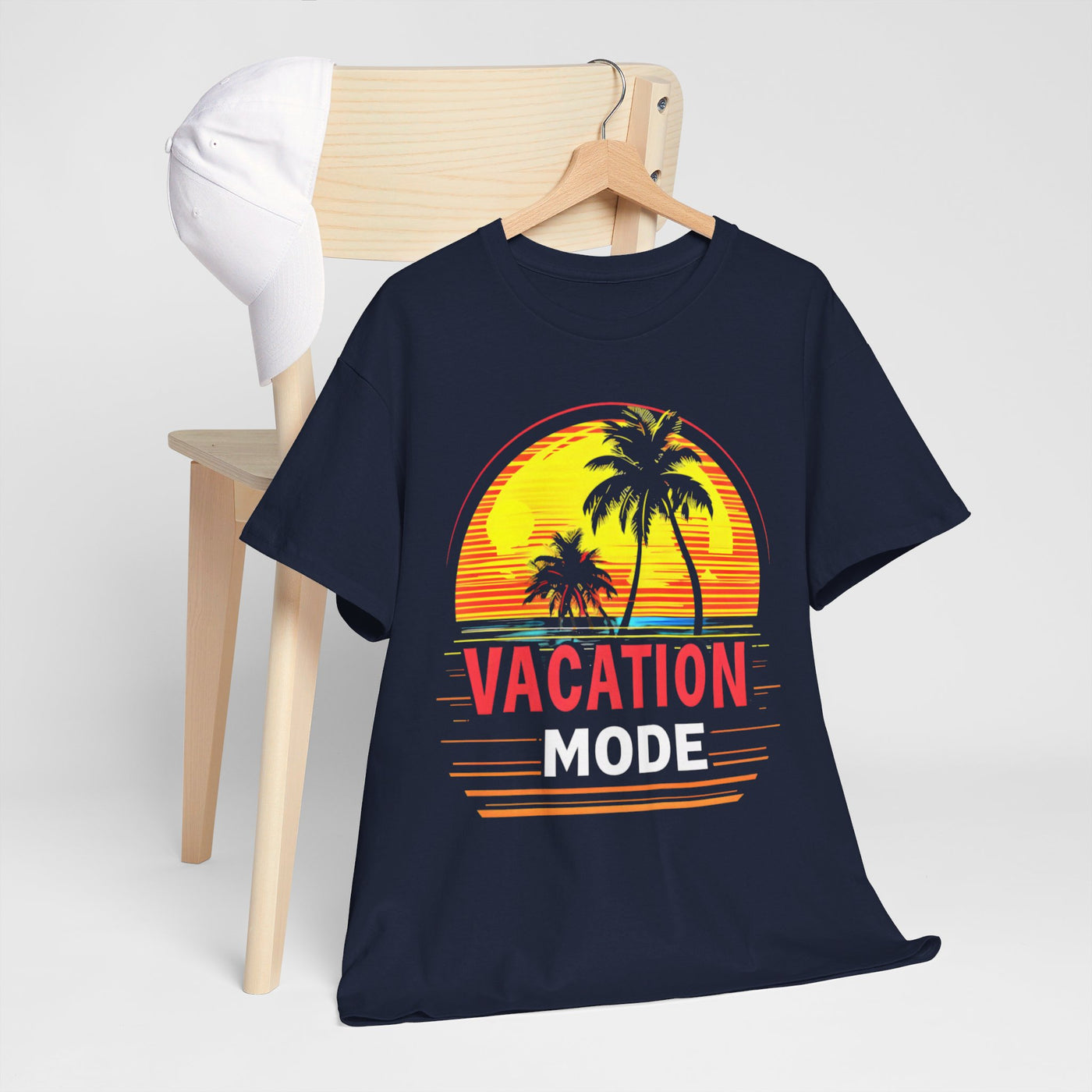 Sunset Palms Vacation Mode T-Shirt Design