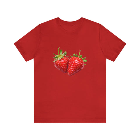 Sweet fruits collection: Pair of Ripe Strawberries