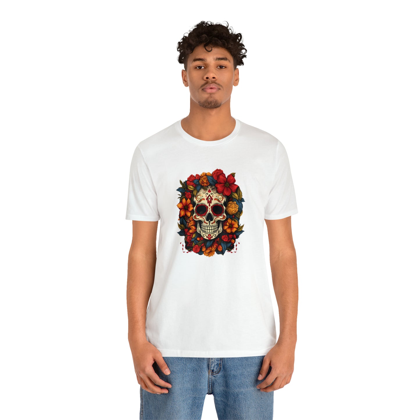 Skulls collection: Mexican skull in flowers