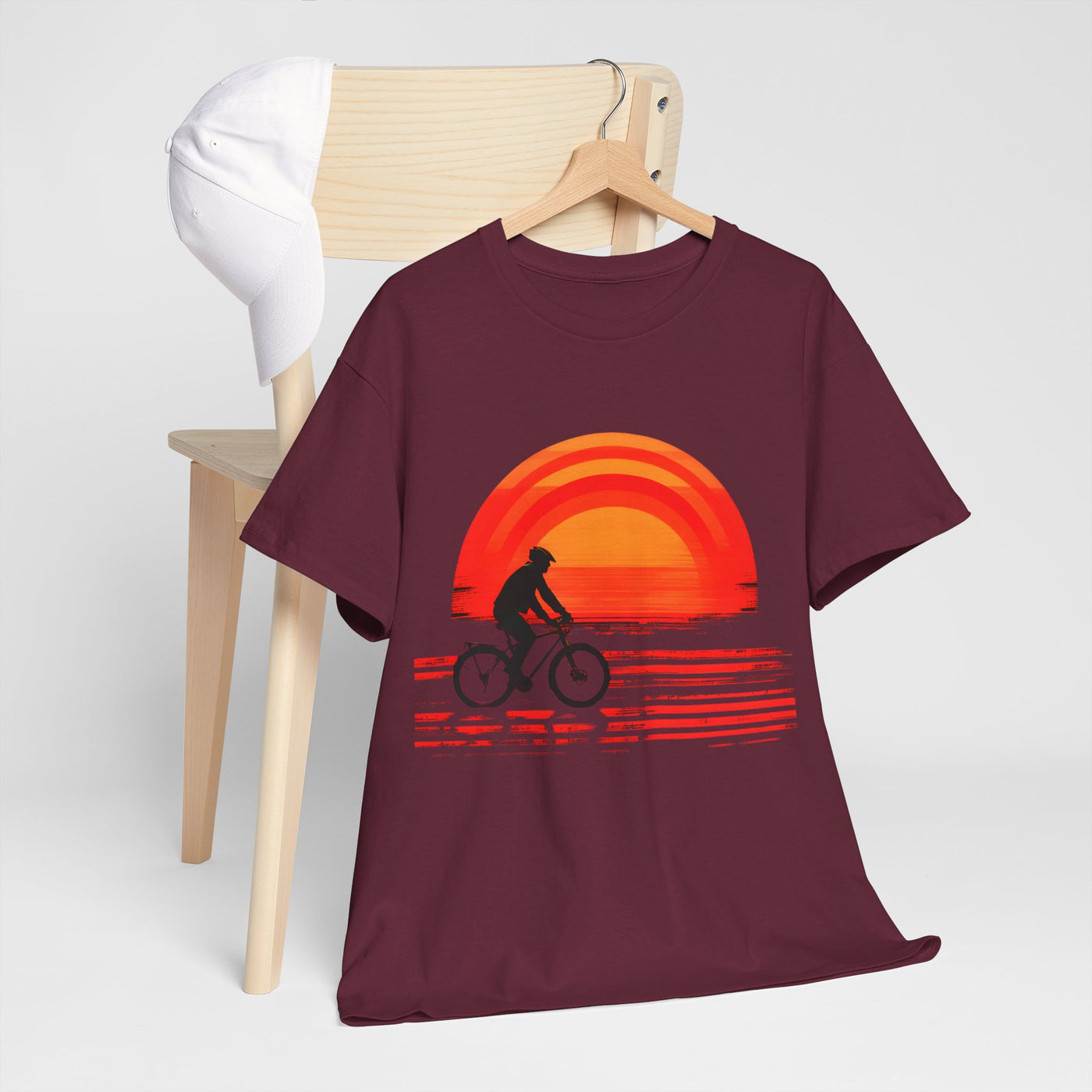 Bike Rider Sunset T-shirt design