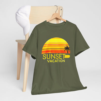 Bright Contrast Sunset T-Shirt – Vibrant Color Graphic Tee for Bold Style! Designer's choice!