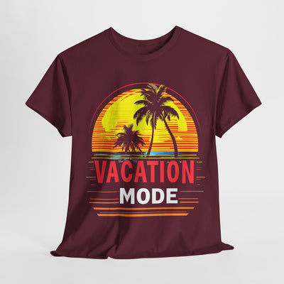 Sunset Palms Vacation Mode T-Shirt Design