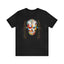 Graphical skeletons collection: Skull with Headphones Suprematism Design