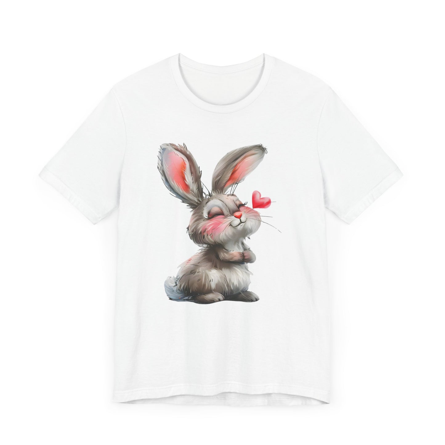 Love Bunny With a Heart T-shirt desing