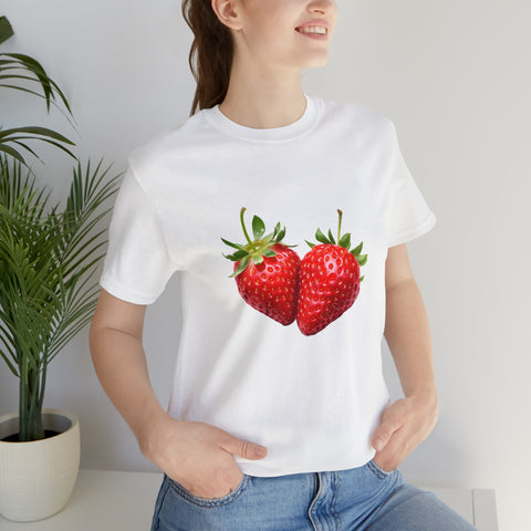 Sweet fruits collection: Pair of Ripe Strawberries