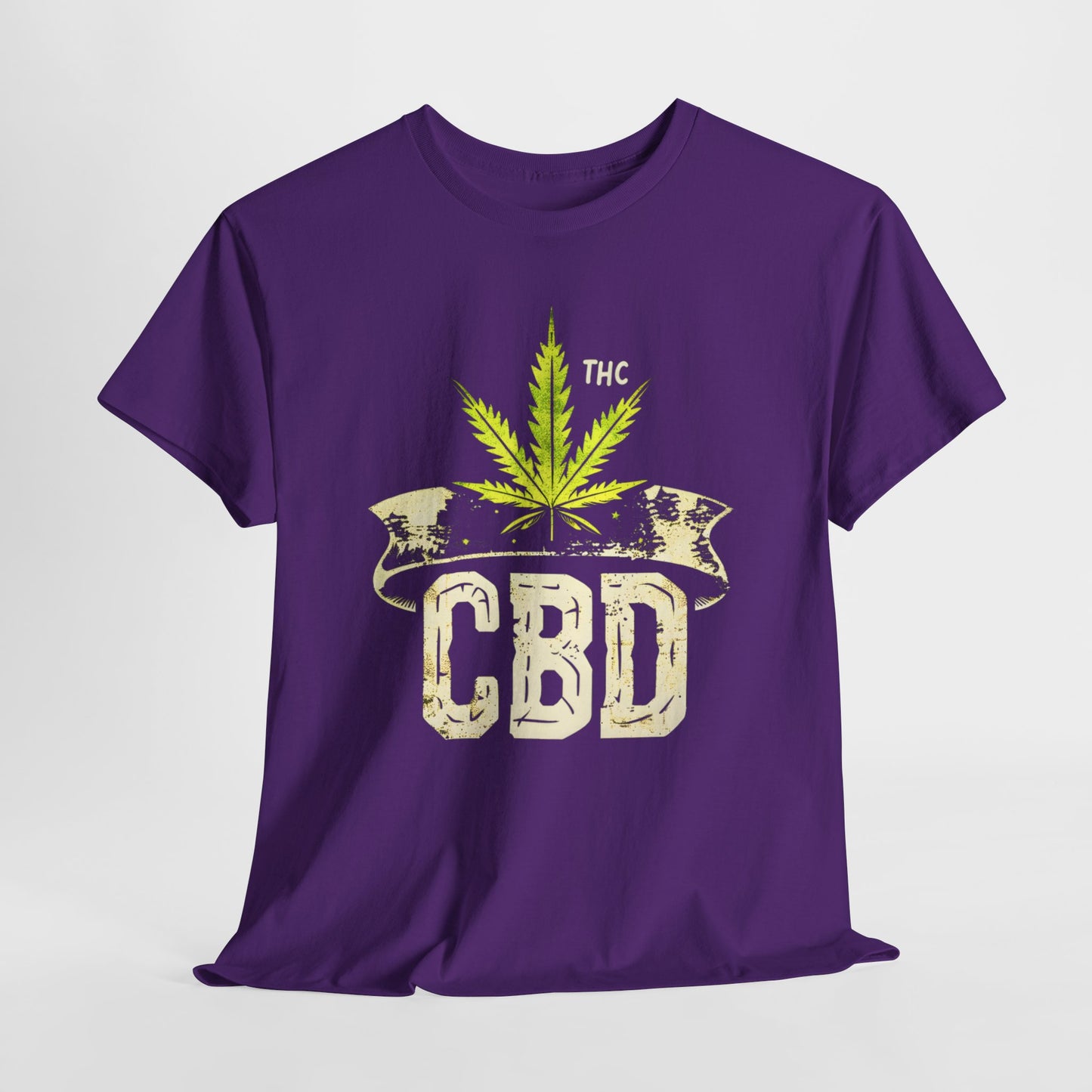 CBD Cannabis Leaf | 420 Adult T-Shirt | Unisex Hemp Lover's Tee