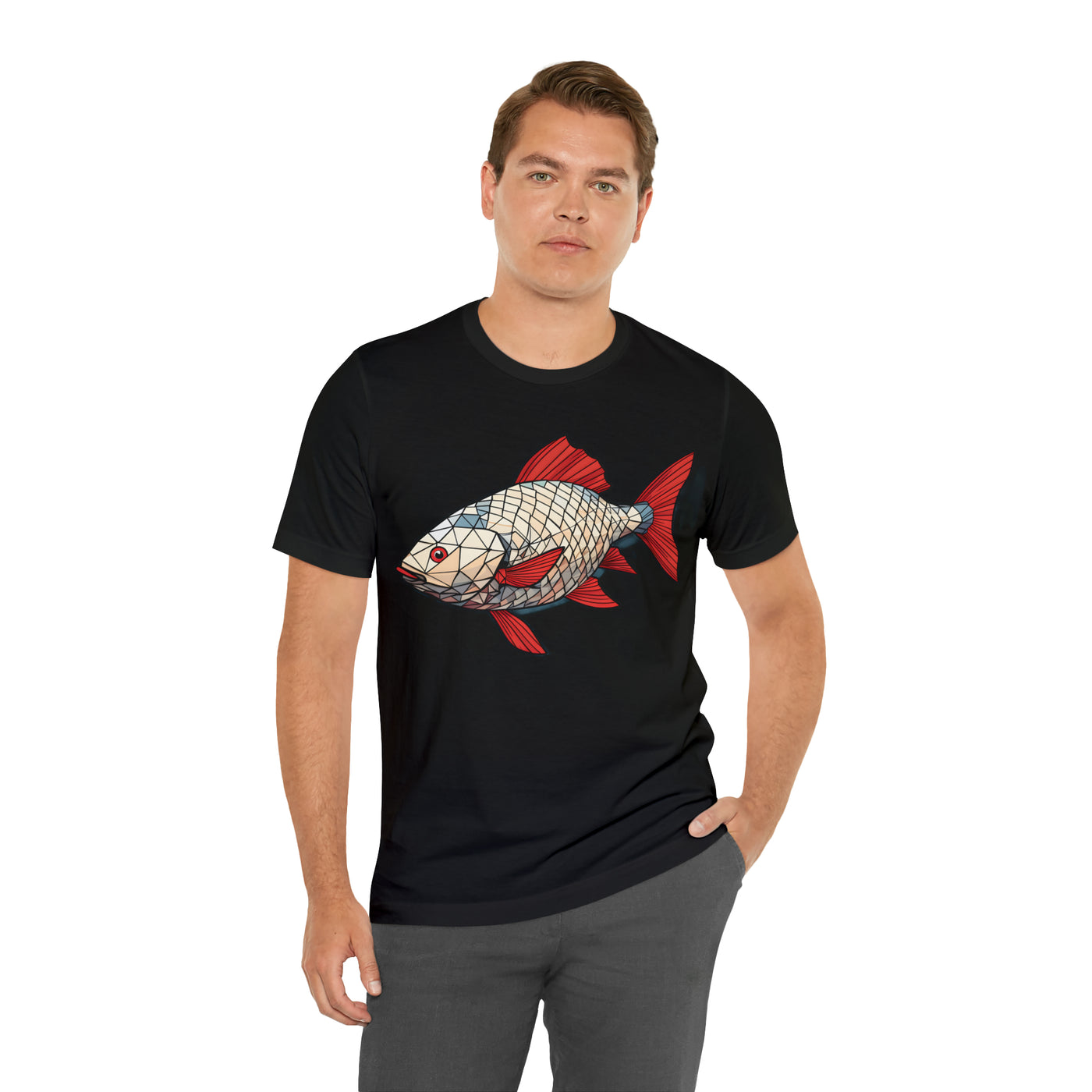 Fishy art collection: Rudd fish triangulation