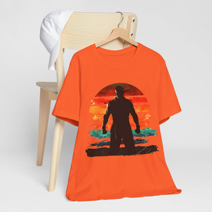 Workout Man Sunset T-shirt design