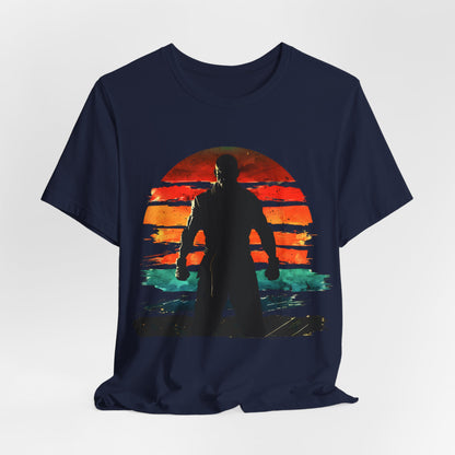 Workout Man Sunset T-shirt design