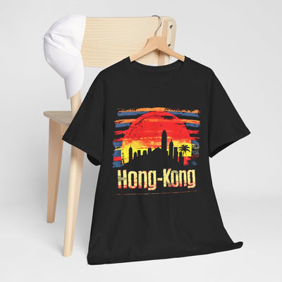 Hong Kong Skyline T-shirt – Iconic Tourist Destination Souvenir Tee