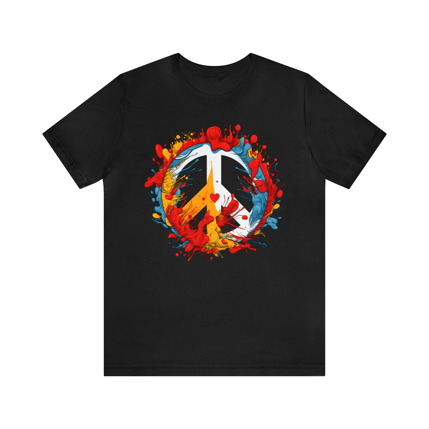 SAY NO TO WAR COLLECTION: PEACE AND LOVE SYMBOL IN COLOR