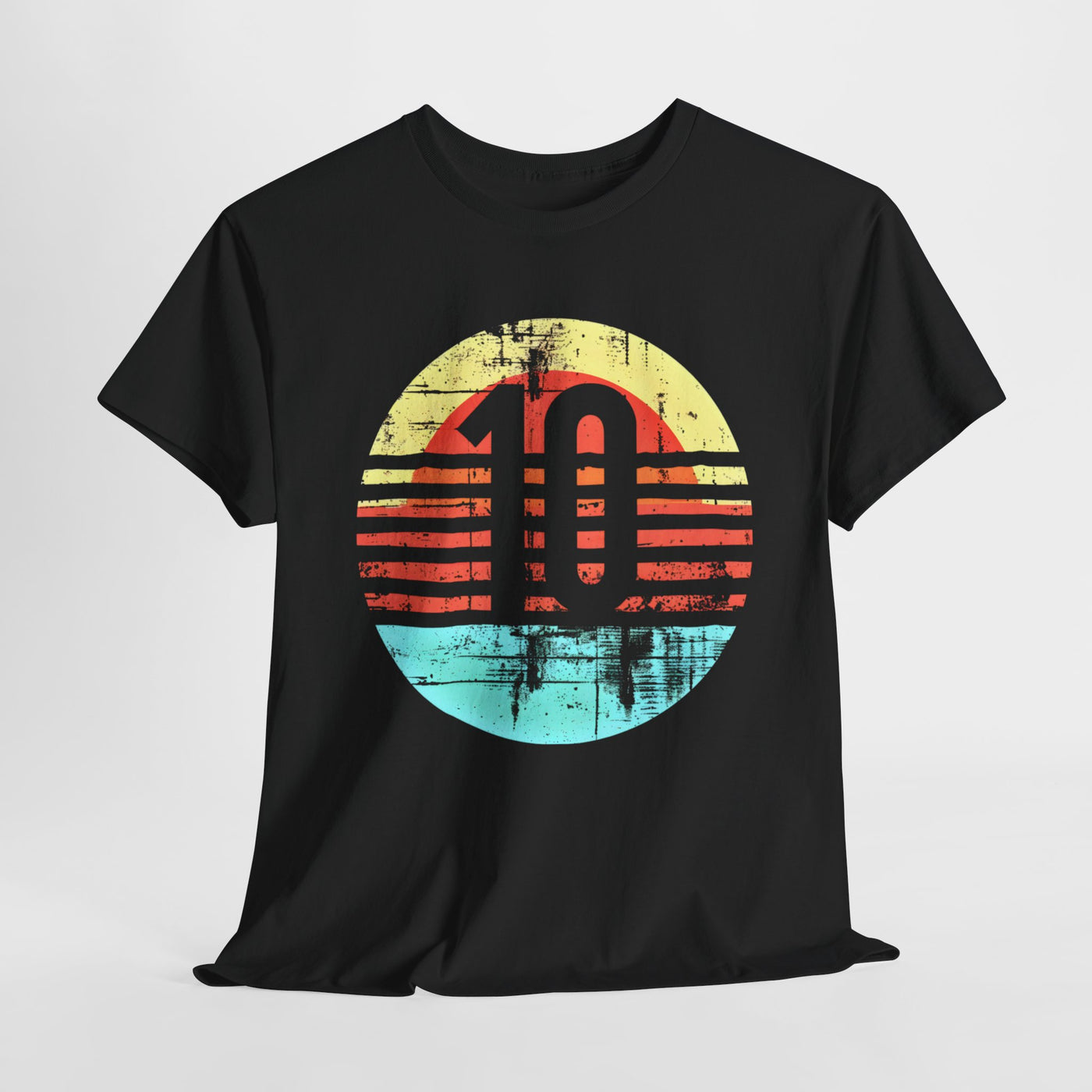 "Number 10 Sunset T-Shirt – Premium Cotton Tee with Vibrant Sunset Graphic, Casual & Stylish Wear"