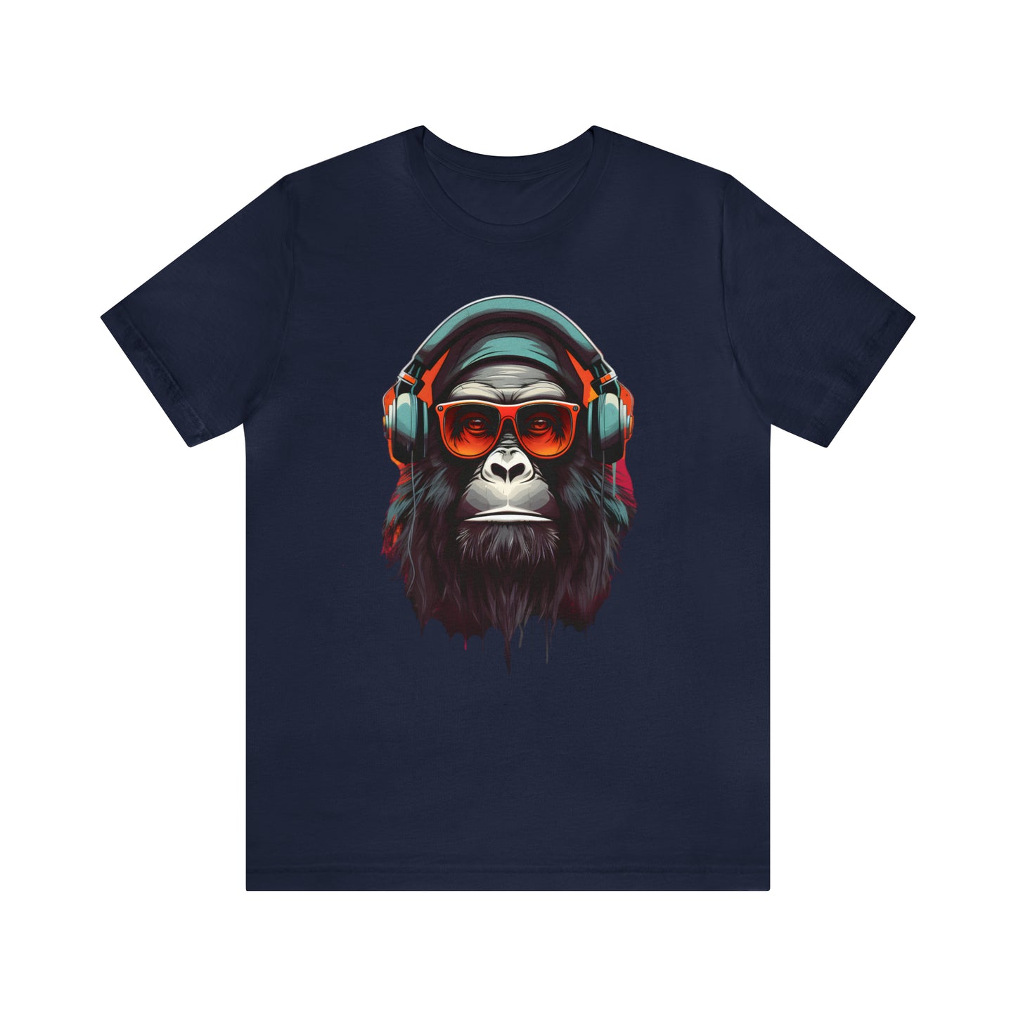 Apes design collection: Funky Gorilla in headphones